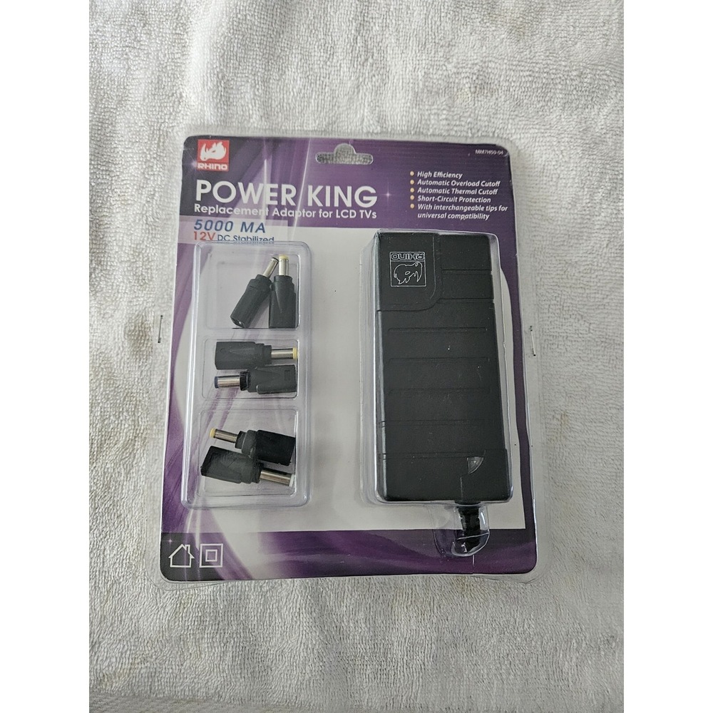 Rhino Power King Replacement Adaptor For LCD‎ Tvs